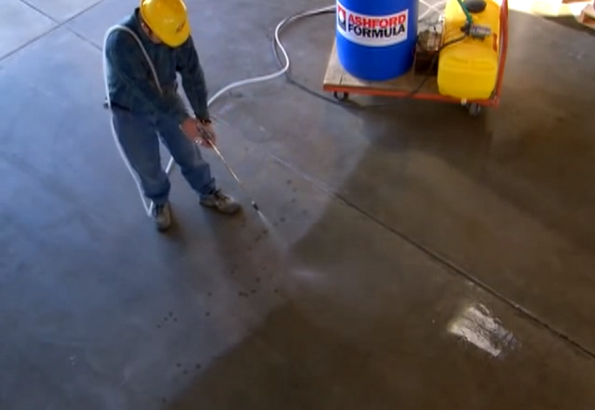 Механизированное нанесение пропитки Ашфорд Формула.