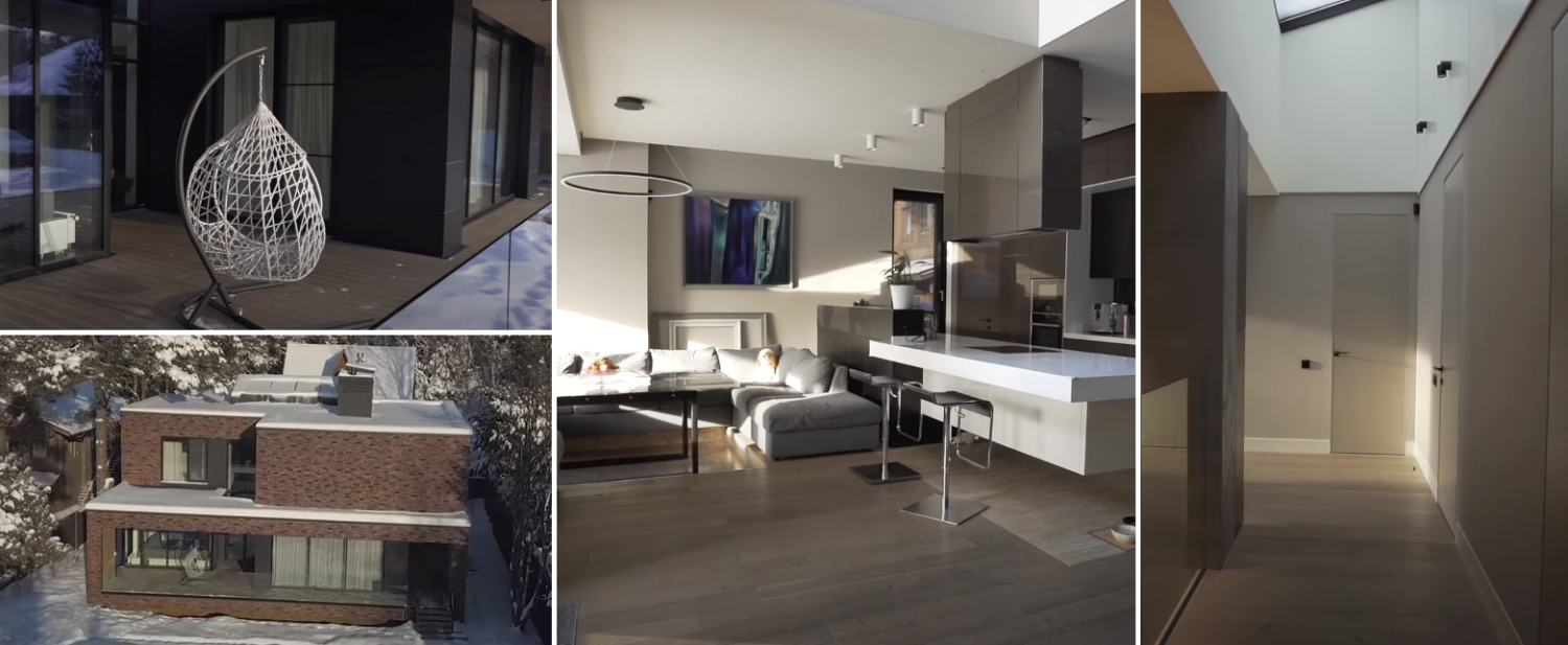 Видео обзор дома с плоской кровлей архитектора Александра Бородавченко